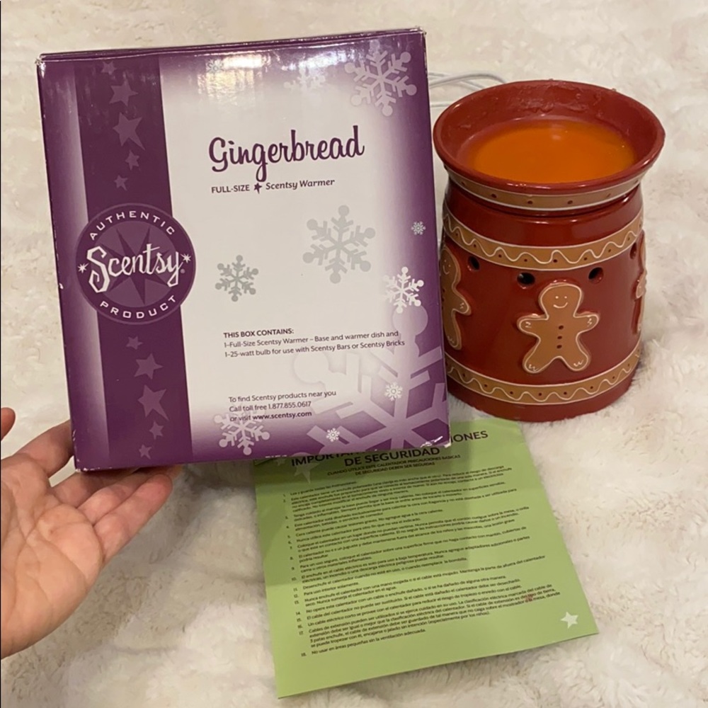 ❤️SOLD❤️ Gingerbread Full Size Scentsy Warmer